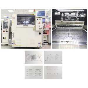 stensiilipainatus tehokkaaseen juotospastan levitykseen